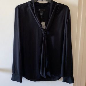 INC International Concepts Women’s Long Sleeves Front Tie Tops